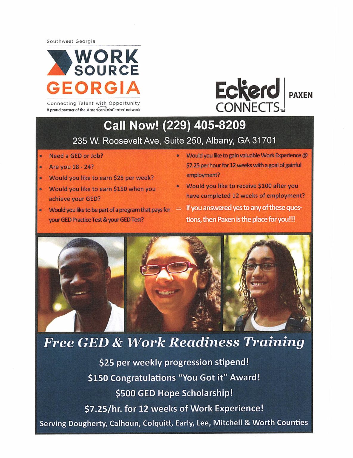 Eckerd Connects Paxen a Work Source Program Sylvester Housing